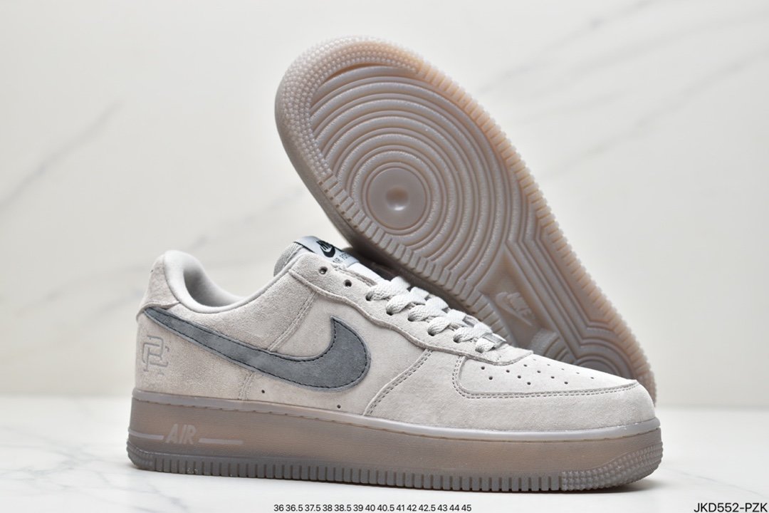 Nike Air Force1 Mid x Reigning Champ Air Force One Low Top Athletic Sneakers AA1117-118