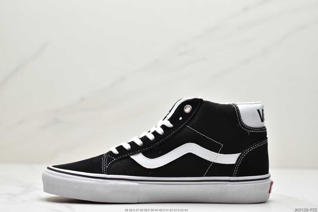 Vans middle help black and white Shawn Yue with the same Vans vans MID retro middle help VANS vans STYLE VN0A3MUOQF6