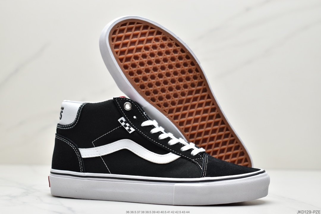 Vans middle help black and white Shawn Yue with the same Vans vans MID retro middle help VANS vans STYLE VN0A3MUOQF6