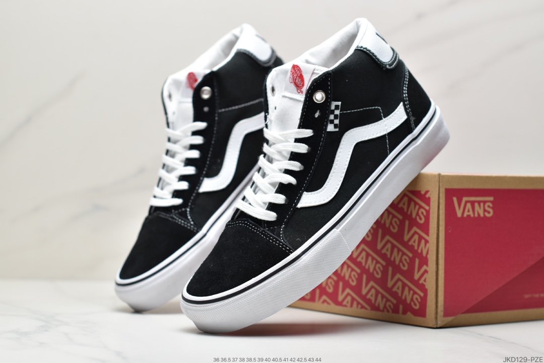 Vans middle help black and white Shawn Yue with the same Vans vans MID retro middle help VANS vans STYLE VN0A3MUOQF6