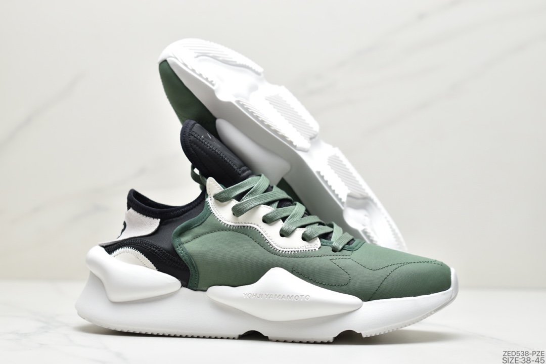 YohjiYamamoto Sanben Yoji Y-3 Kaiwa Chunky Sneakers Kaiwa Series Retro Wild Lightweight Casual Sports Dad Jogging Shoes GX6079