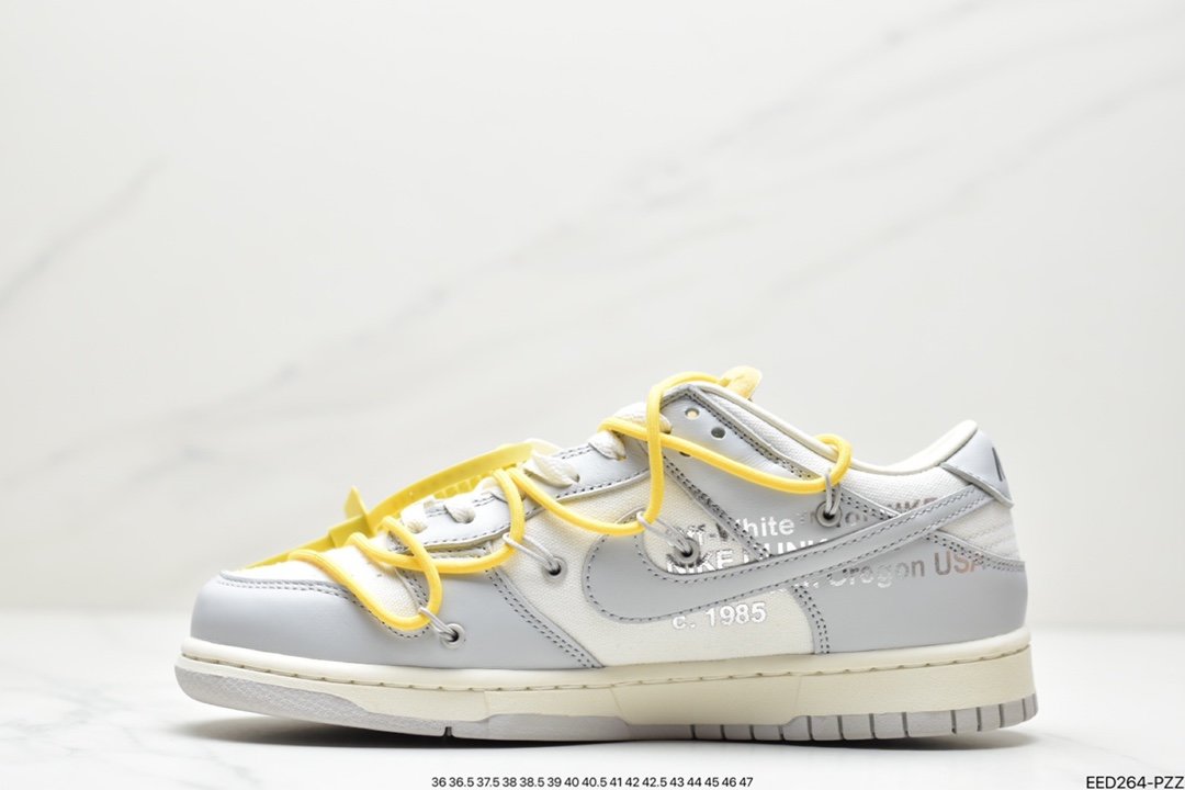 Off-White x Nike Dunk Low NO.3 White Laces DM1602-118