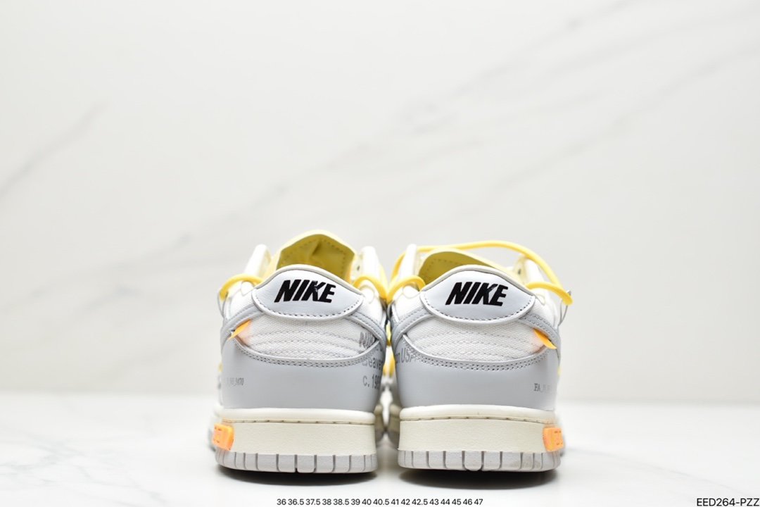 Off-White x Nike Dunk Low NO.3 White Laces DM1602-118