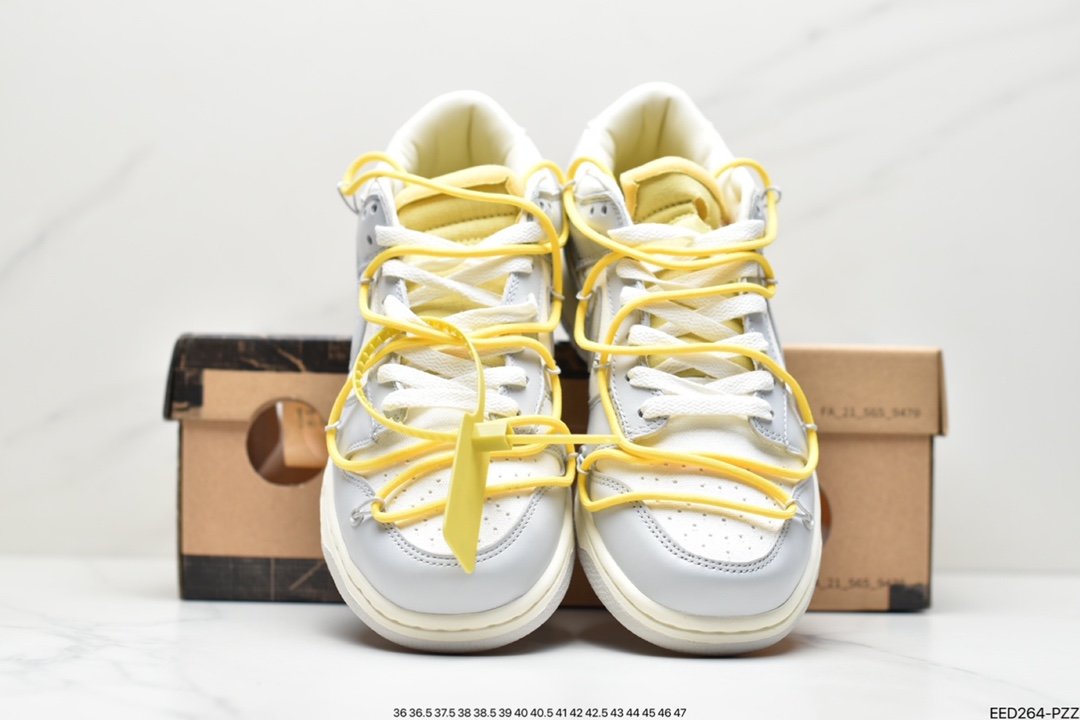 Off-White x Nike Dunk Low NO.3 White Laces DM1602-118