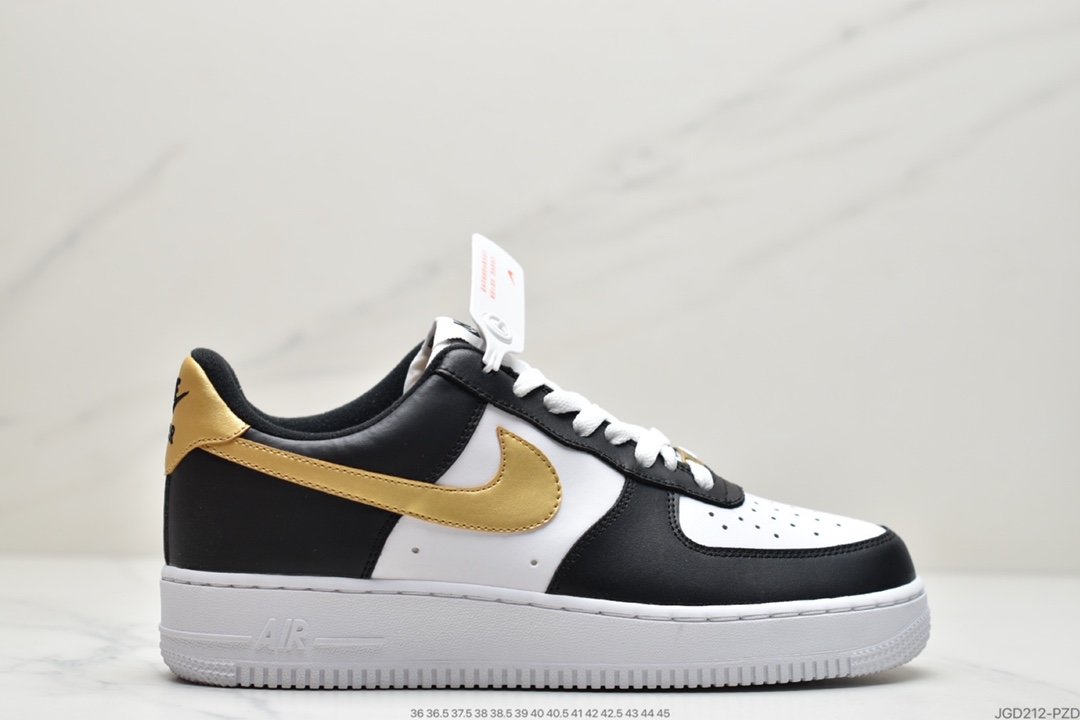 Nike Air Force 1 React LV8 White Black Gold DA8481-100