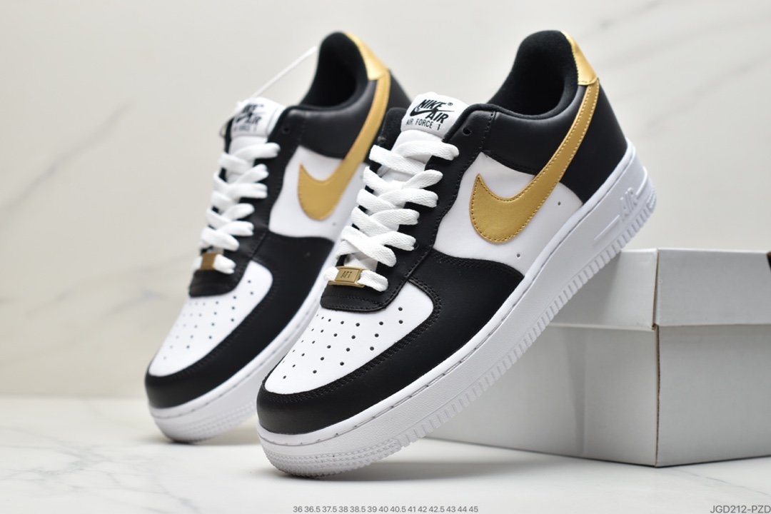 Nike Air Force 1 React LV8 White Black Gold DA8481-100