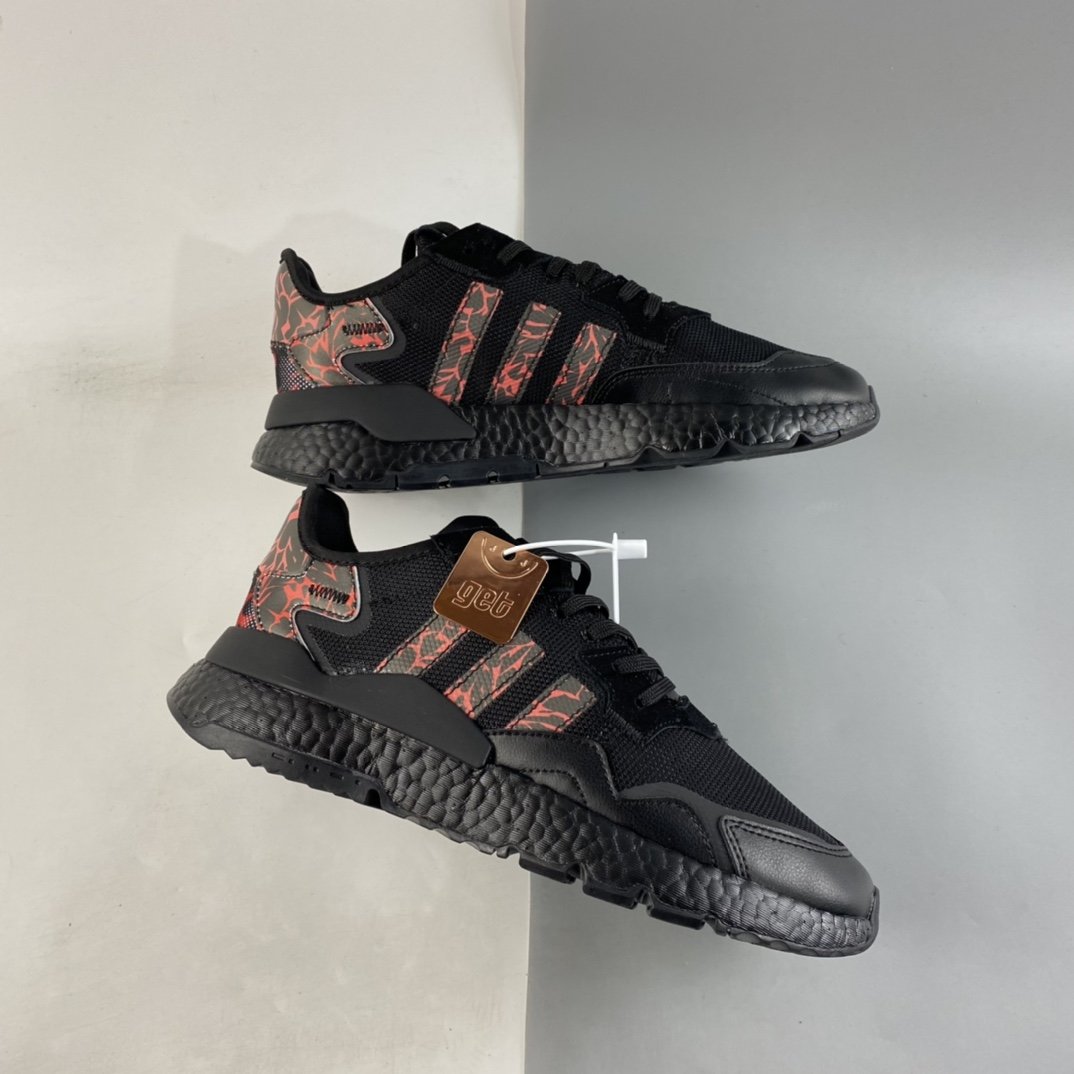 Adidas Nite Jogger Boost Nightcrawler Popcorn Outsole Retro Running Shoes FW6690