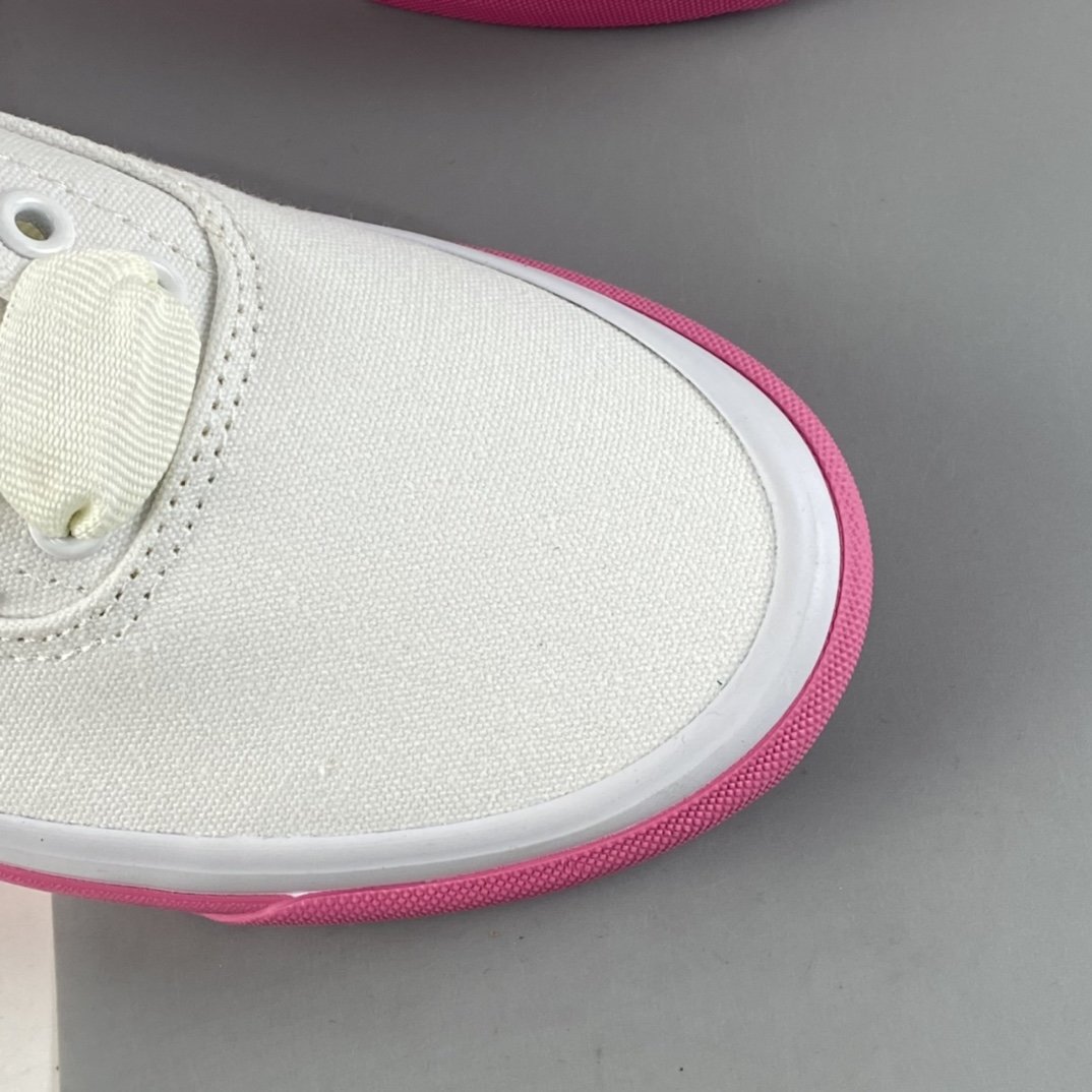 CDGVANS co-branded pink and white shoes CDG GRIL co-branded canvas shoes VN0AZK103XH