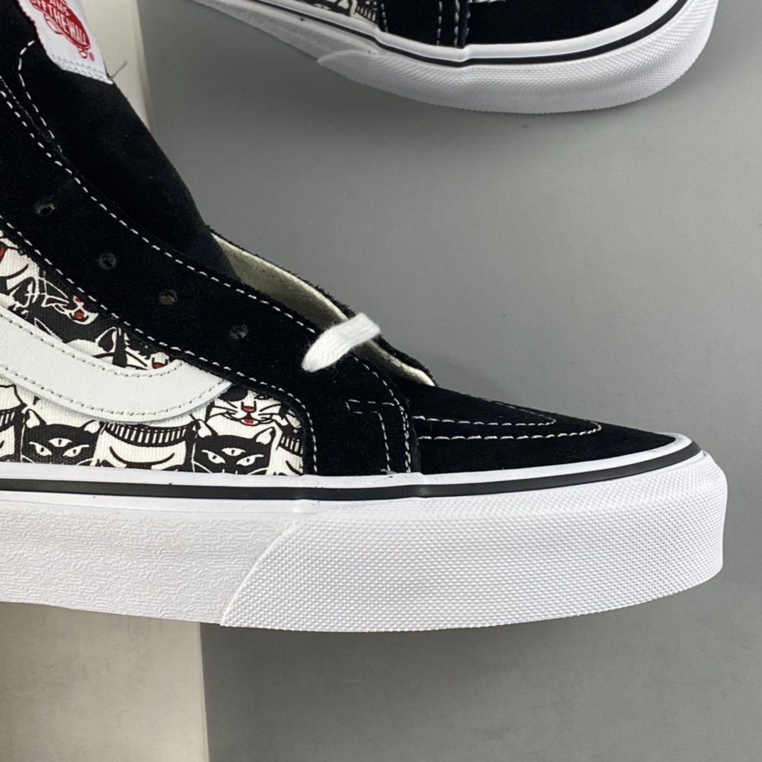 Vans Sk8-Hi high-top cartoon robot cat official synchronous casual vulcanized sports shoes VN0A4BV8BCL