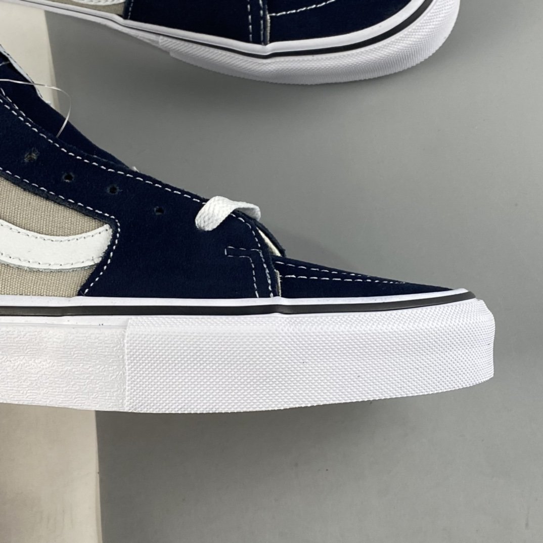 Vans SK8-Mid Pro Vans Official Light Gray Navy Blue