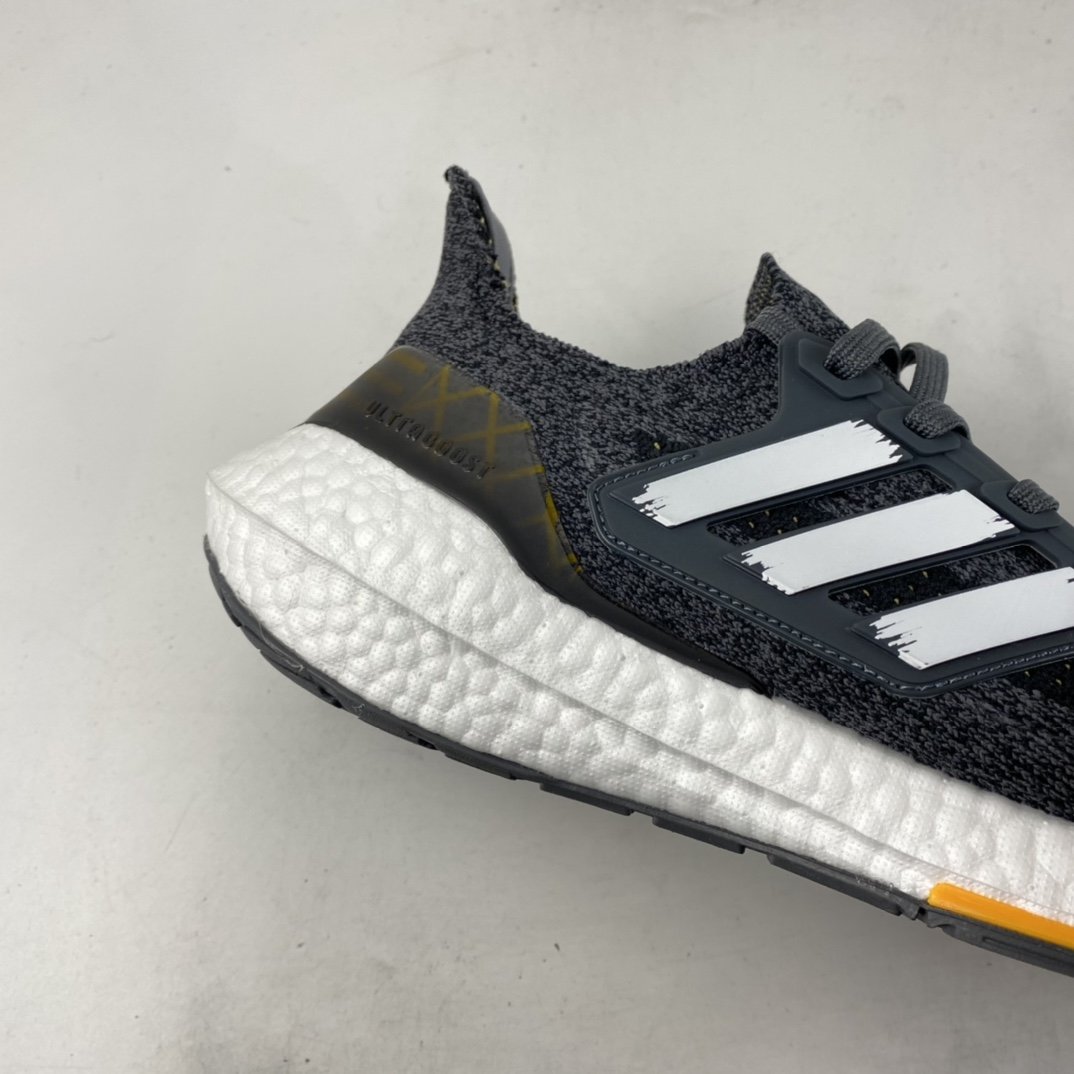 Adidas UltraBoost 21 Thick Popcorn Sock Knit Upper Casual Sports Jogging Shoes GW5838