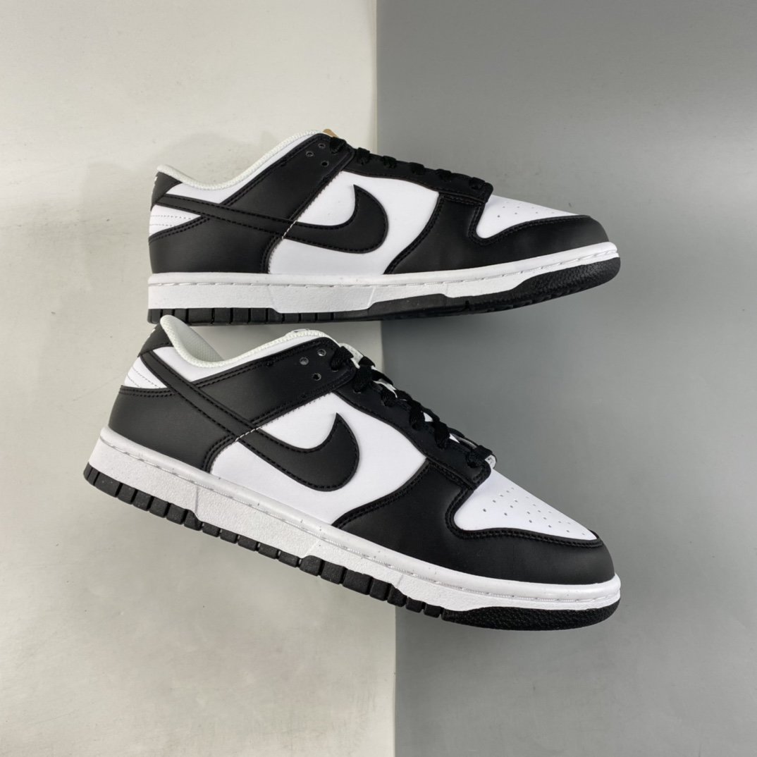 NIKE Dunk Low Next Nature ”White/Black” Casual Skateboard Shoes DD1873-102