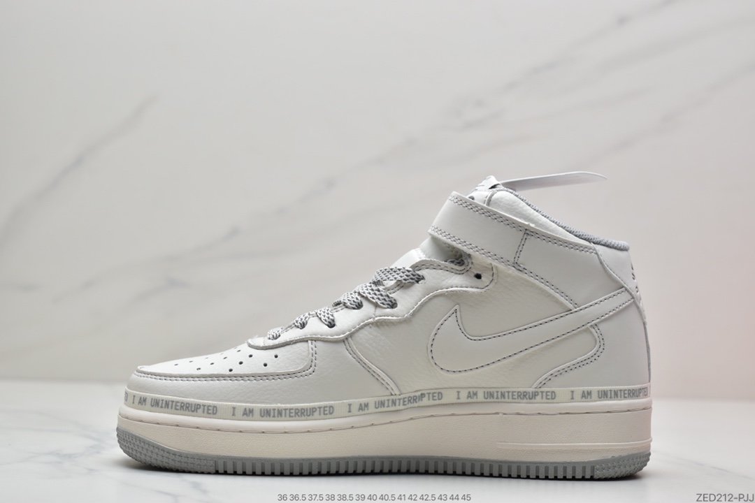 Nike Air Force 1 Cool 3M Reflective Gypsophila Series Air Force One Low Top All-match Casual Sports Sneakers 369733-809