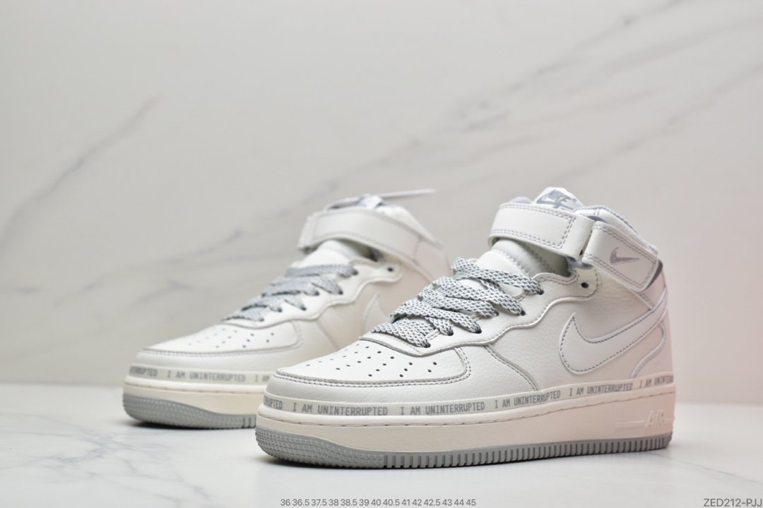 Nike Air Force 1 Cool 3M Reflective Gypsophila Series Air Force One Low Top All-match Casual Sports Sneakers 369733-809