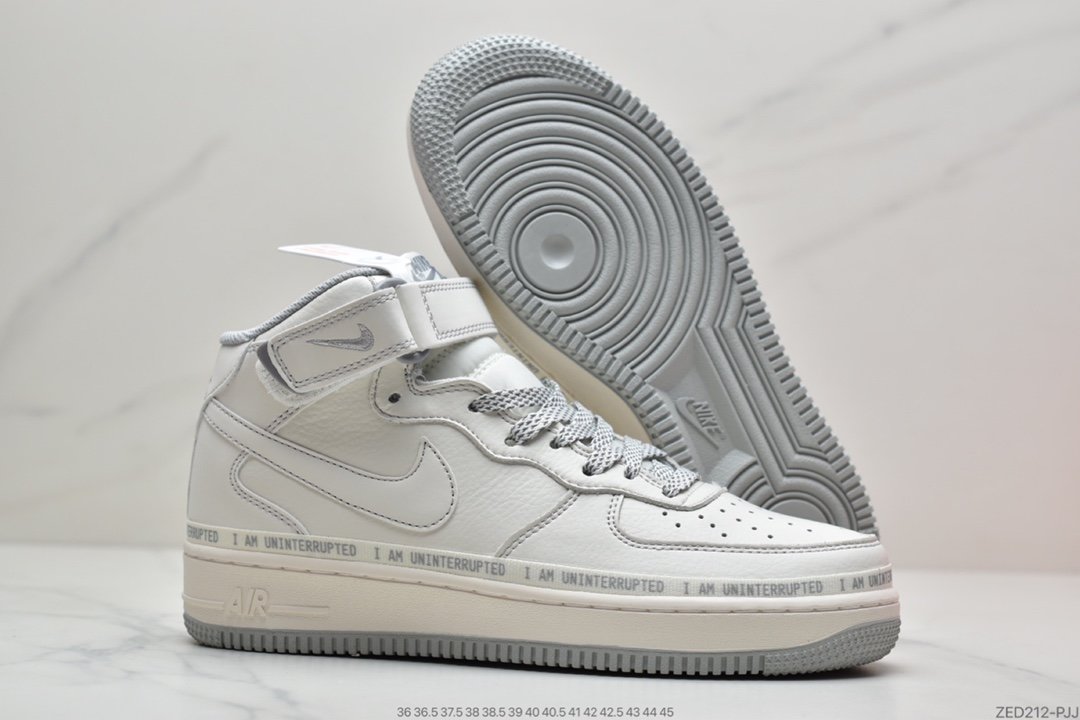 Nike Air Force 1 Cool 3M Reflective Gypsophila Series Air Force One Low Top All-match Casual Sports Sneakers 369733-809