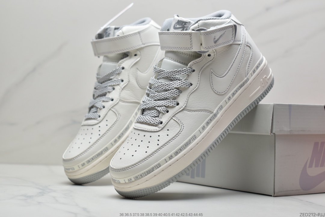 Nike Air Force 1 Cool 3M Reflective Gypsophila Series Air Force One Low Top All-match Casual Sports Sneakers 369733-809