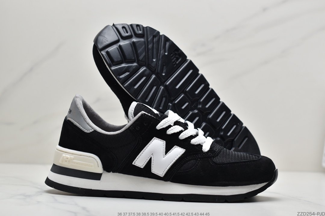 New Balance Made in USA 990V2 high-end casual sports jogging shoes ”Yuanzu gray red label” M990VS2