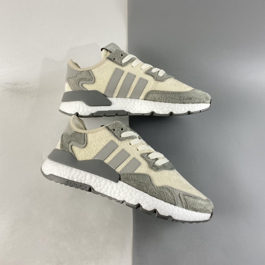 Adidas Nite Jogger 2021 Boost 3M Reflective Series Retro Casual All-match Sports Running Shoes FX5577