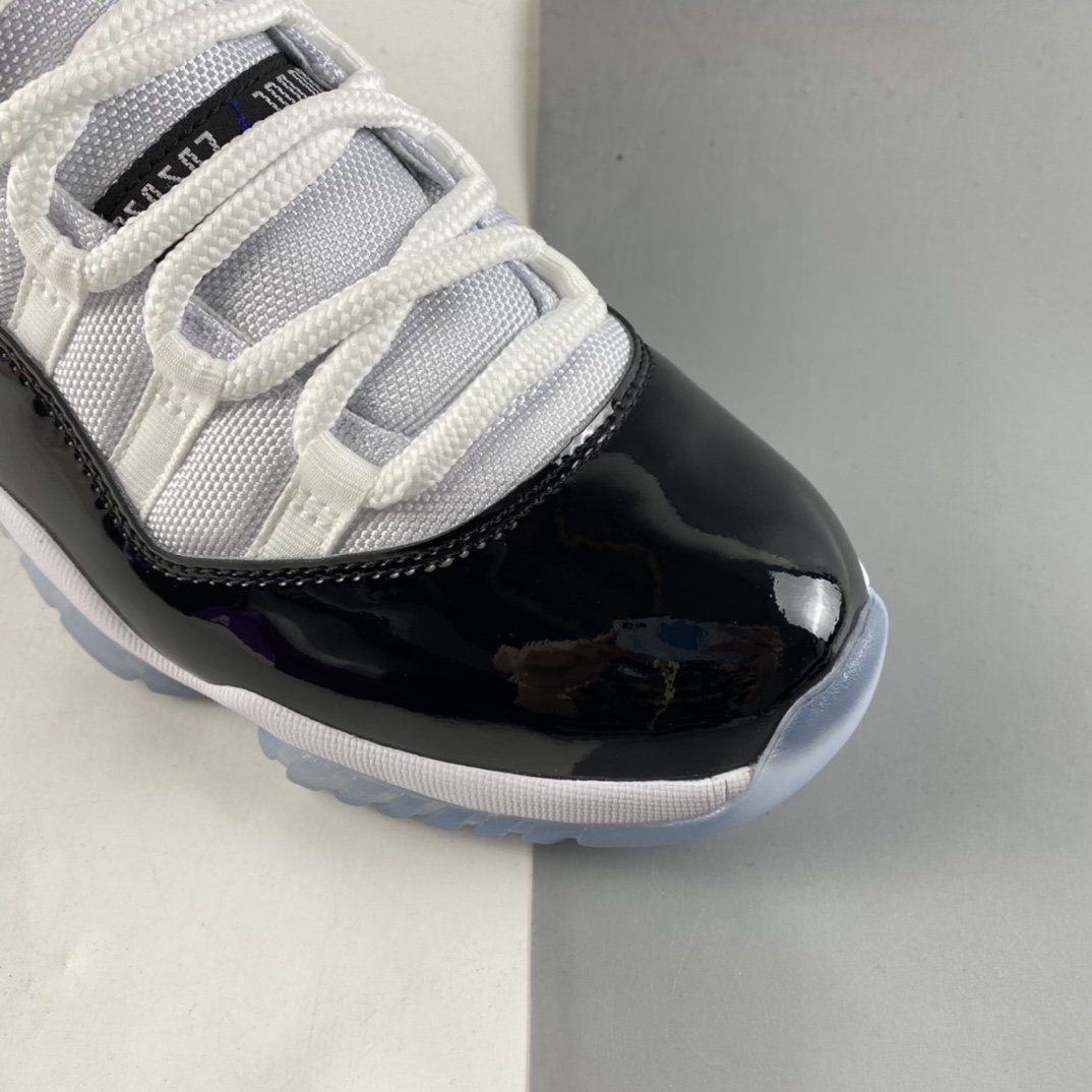 Air Jordan 11Concord aj11 Concord Black and White Basketball Shoes 378037-100