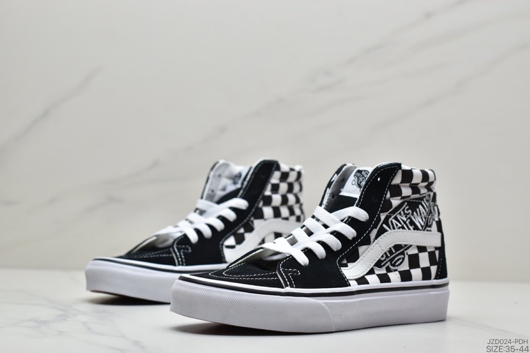 Vans Sk8 Hi Flame Vans men's and women's shoes classic high-top trend skateboard shoes