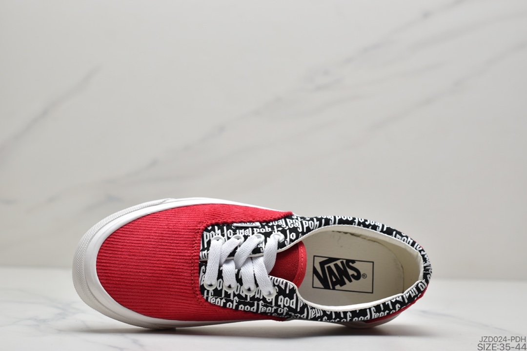 Meichao luxury brand Fear of God x Vans Vault UA ERA 95 DX ”Red” high-end branch line PICO902-ZXL