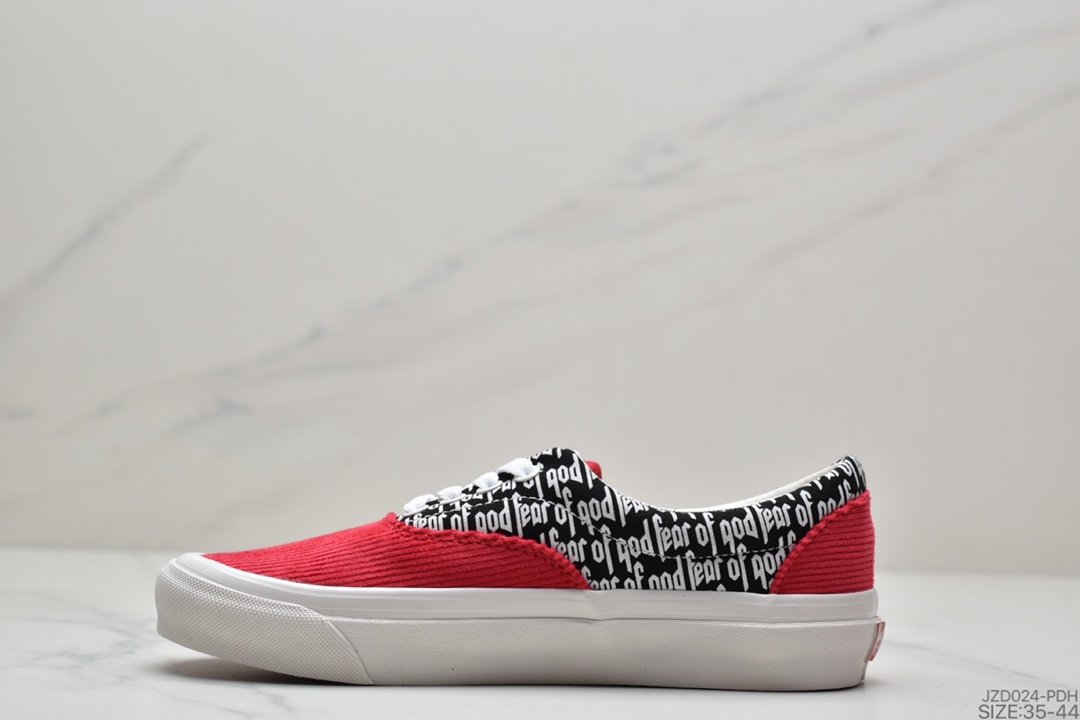 Meichao luxury brand Fear of God x Vans Vault UA ERA 95 DX ”Red” high-end branch line PICO902-ZXL