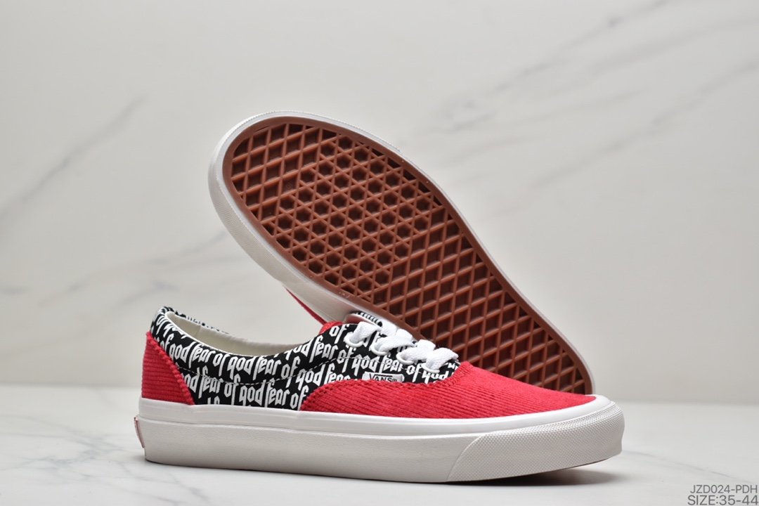 Meichao luxury brand Fear of God x Vans Vault UA ERA 95 DX ”Red” high-end branch line PICO902-ZXL