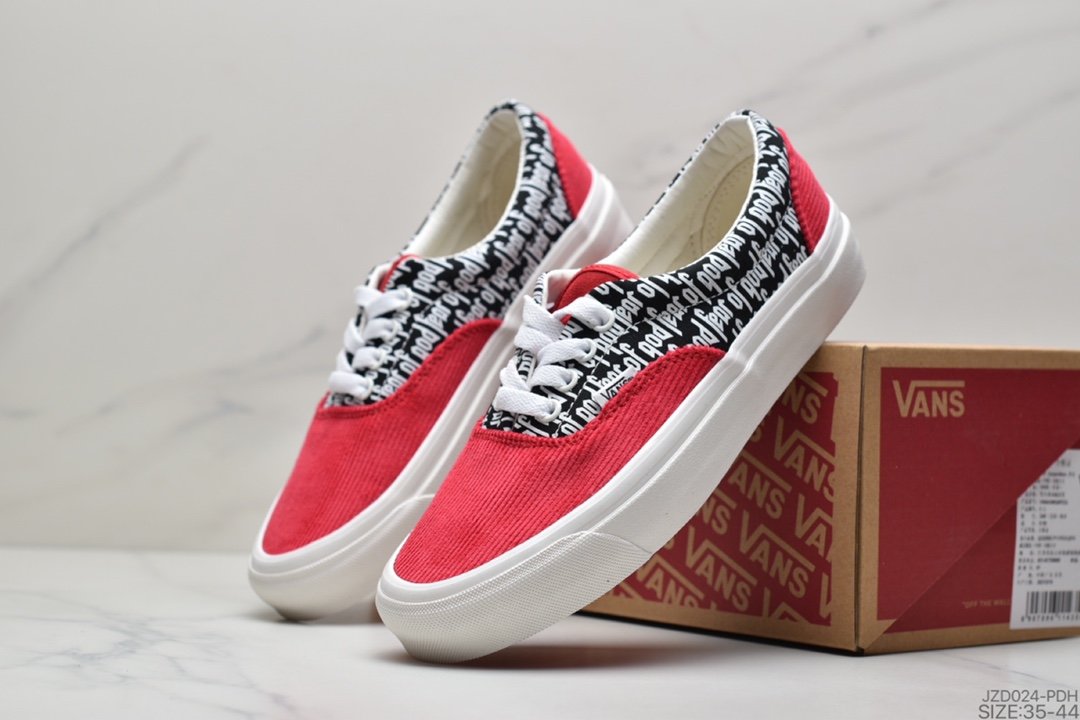 Meichao luxury brand Fear of God x Vans Vault UA ERA 95 DX ”Red” high-end branch line PICO902-ZXL