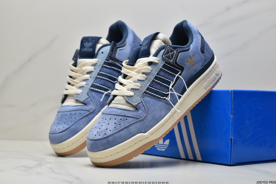 Adidas Forum 84 Low OG ”Bright Blue” Low-top all-match trend casual sneakers GW0299