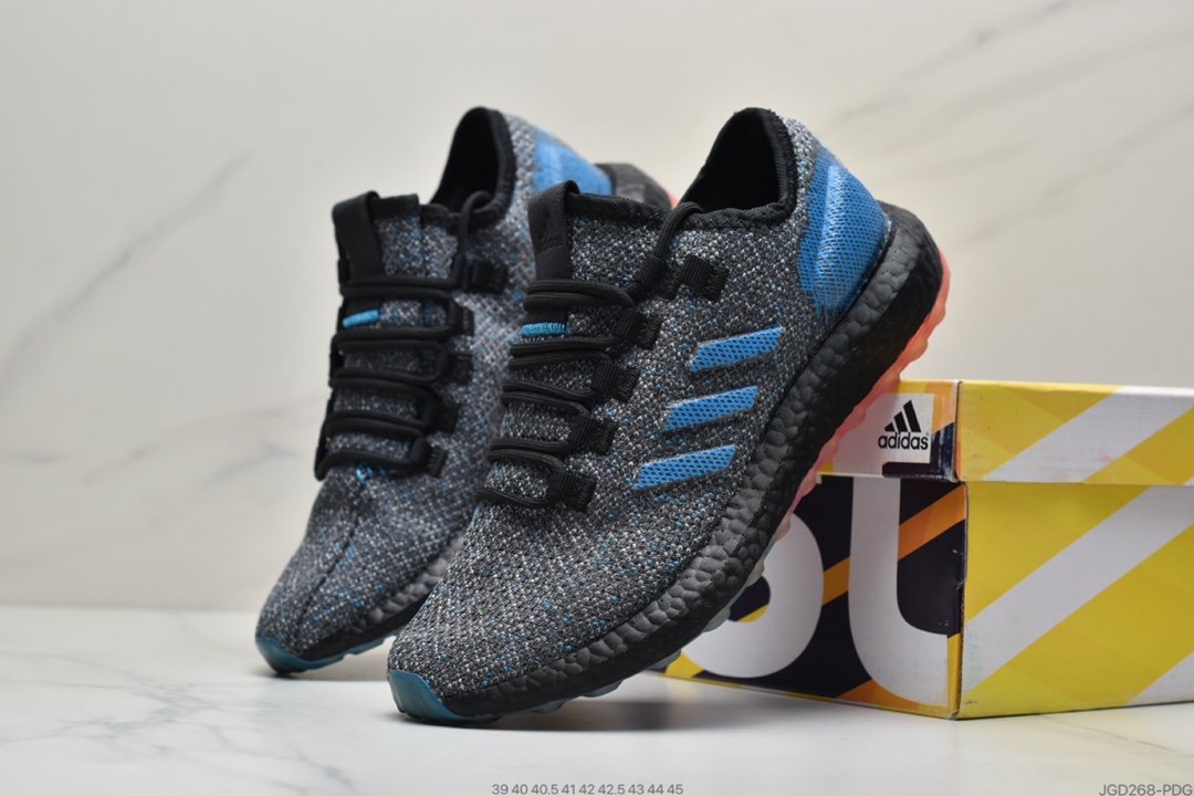 really explosive Adidas pure boost lightweight cushioning sports running shoes S80702