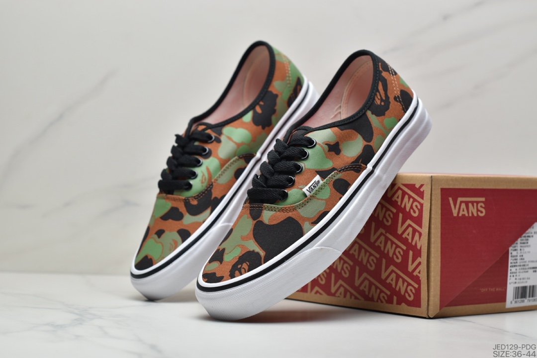 Vans Authentic Classic Anaheim 4 Hole Low Top Vulcanized Skateboard Shoes Casual Skateboard Shoes