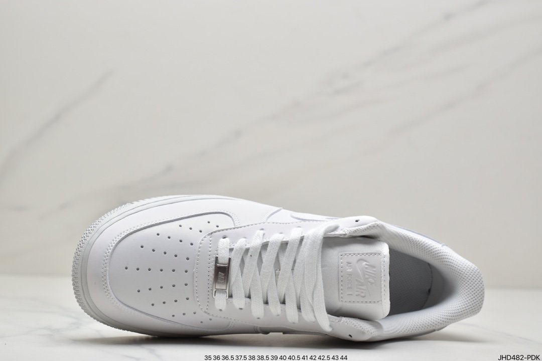 Nike Air Force Low 1'07”Reflective White”Air Force One Classic Low Top All-match Casual Sports Sneakers DC2062-001