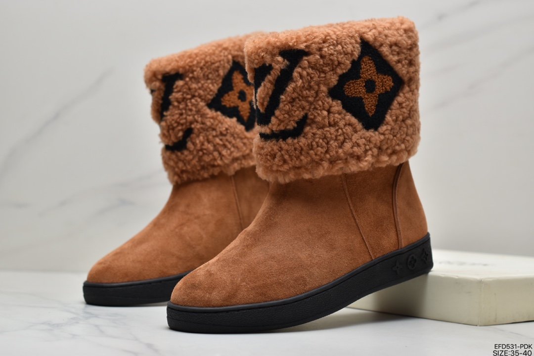 2021s donkey brand new autumn and winter wool boots are elegant and generous