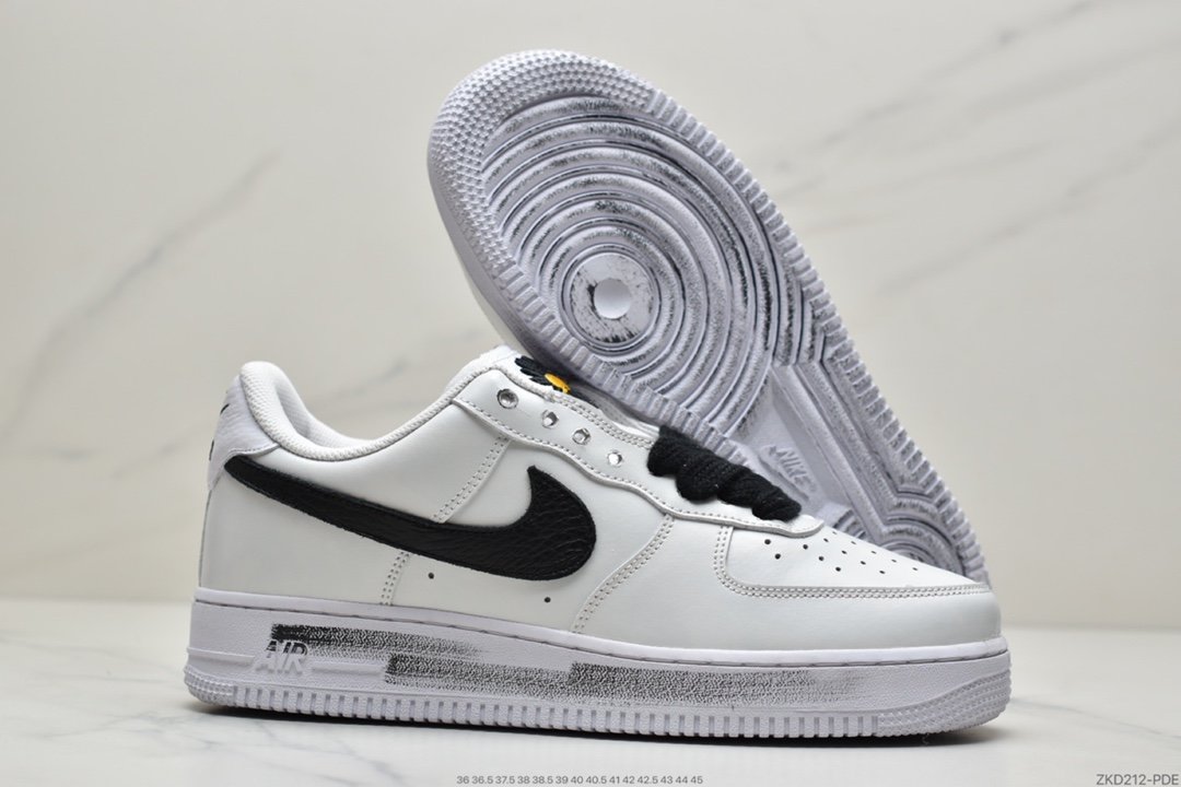 PEACEMINUSONE X Nike Air Force1”Para-Noise 2.0” Black & White Scratch DD3223-100