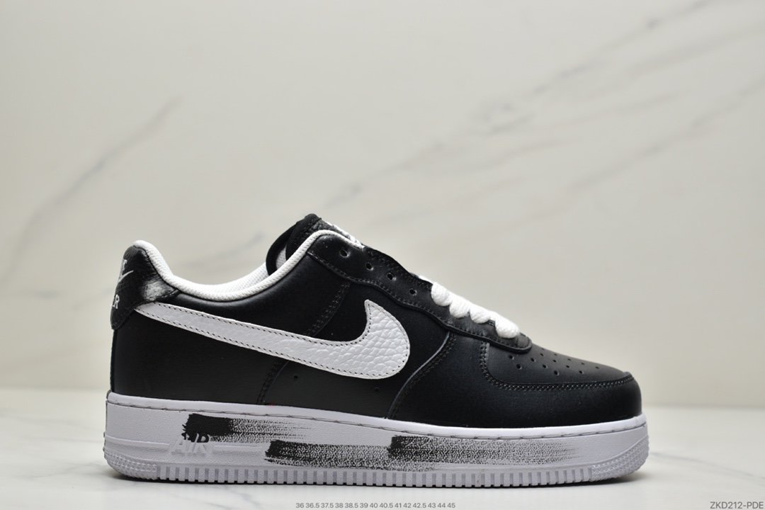 PEACEMINUSONE X Nike Air Force1”Para-Noise 2.0” Black & White Scratch DD3223-100