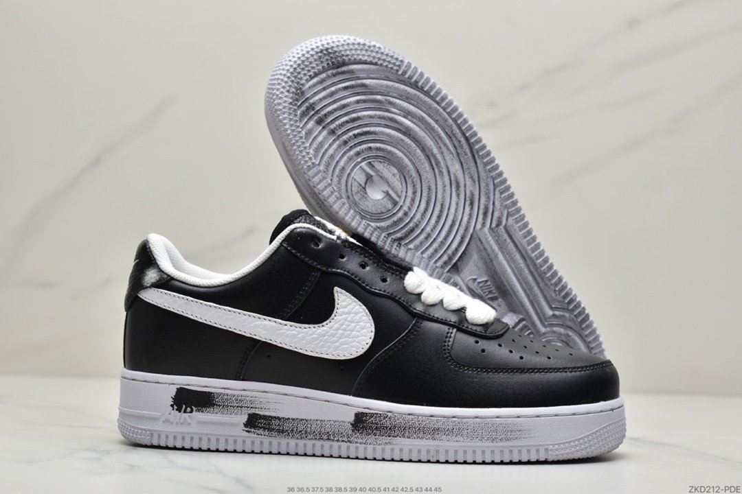 PEACEMINUSONE X Nike Air Force1”Para-Noise 2.0” Black & White Scratch DD3223-100