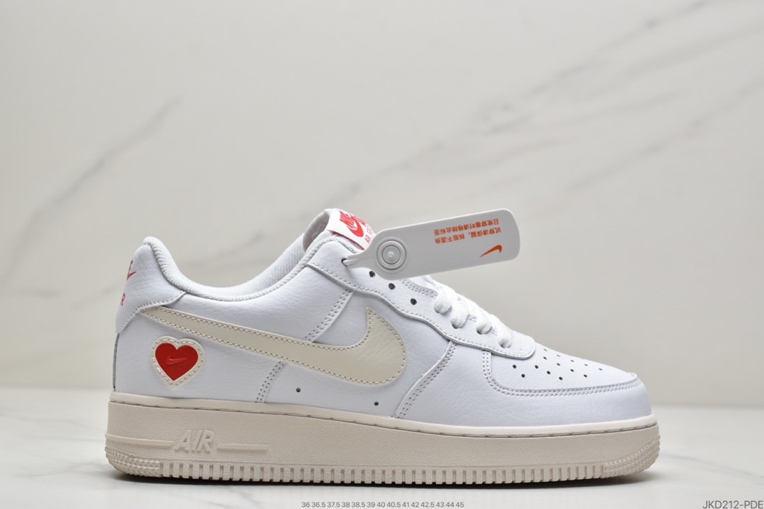 Nike Air Force 1 ”Valentine's Day” Air Force One White Red Valentine's Day DD7117-100