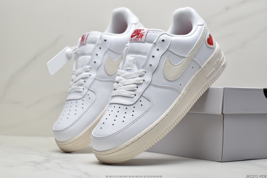 Nike Air Force 1 ”Valentine's Day” Air Force One White Red Valentine's Day DD7117-100