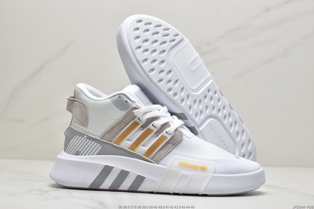 Adidas clover EQT Basketball ADV street basketball V2 series short tube leather jogging shoes FW4251