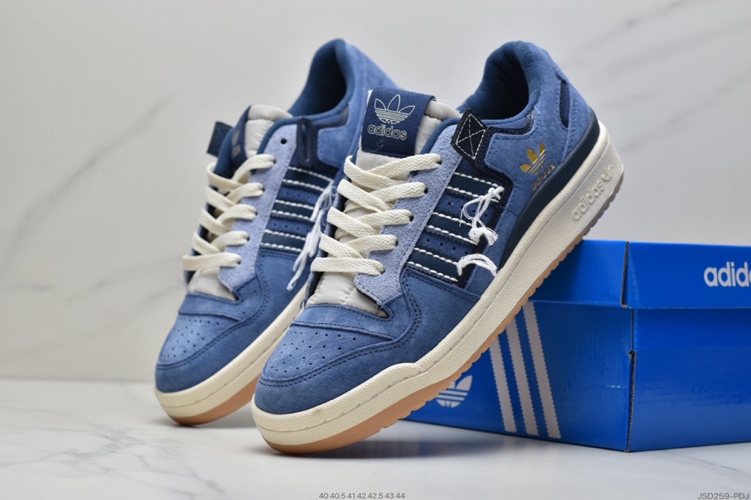 Adidas Forum 84 Low OG ”Bright Blue” Low Top All-match Trend Casual Sports Sneakers GW0299