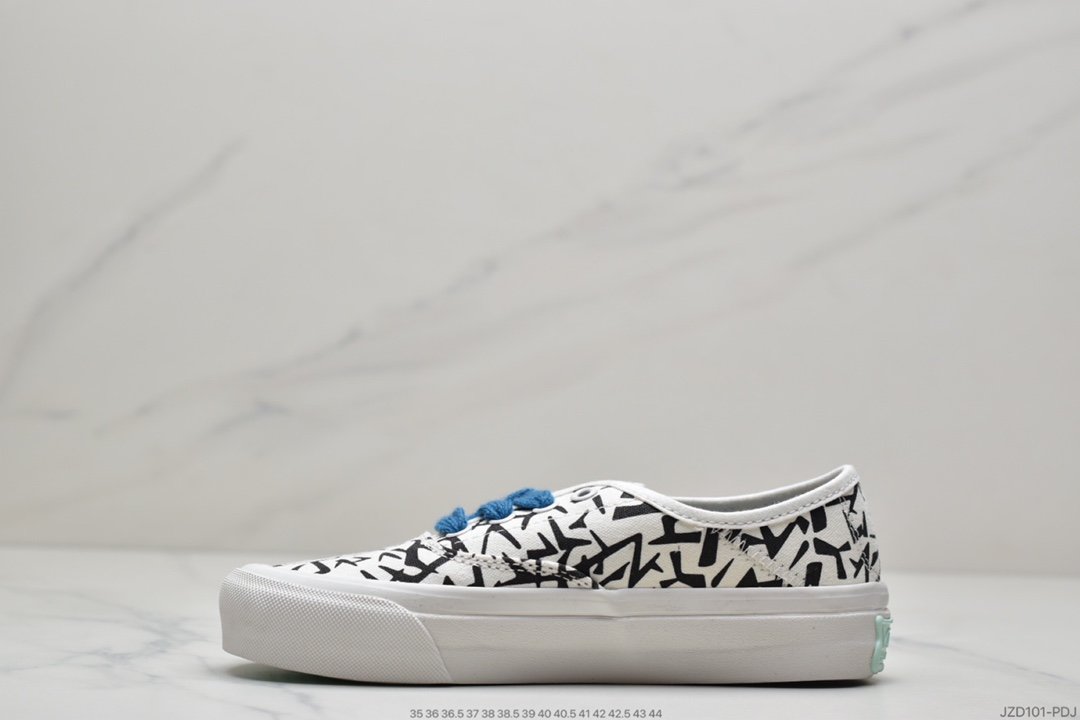 Vans Vault OG Style 43 LX Leopard Canvas Vintage High-End Shoes