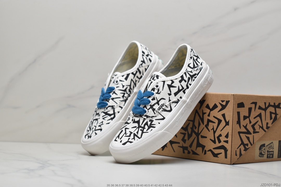 Vans Vault OG Style 43 LX Leopard Canvas Vintage High-End Shoes