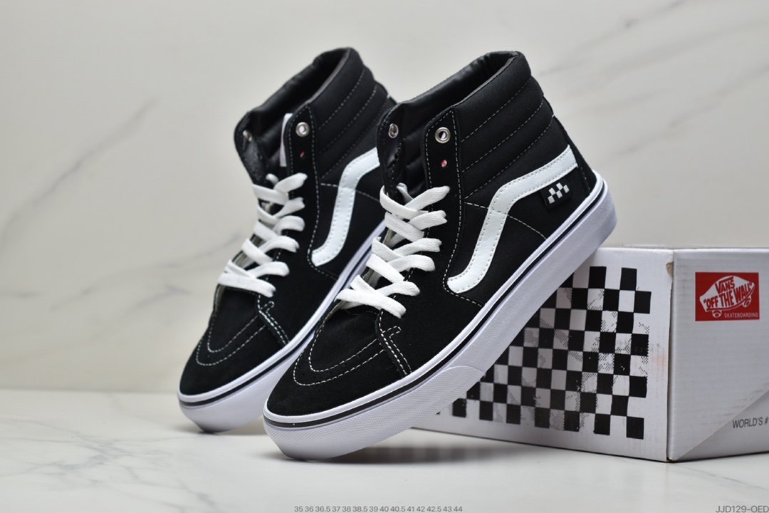 VANS Old Skool Classic High Top Men's and Women's Flip Professional Skateboard Shoes