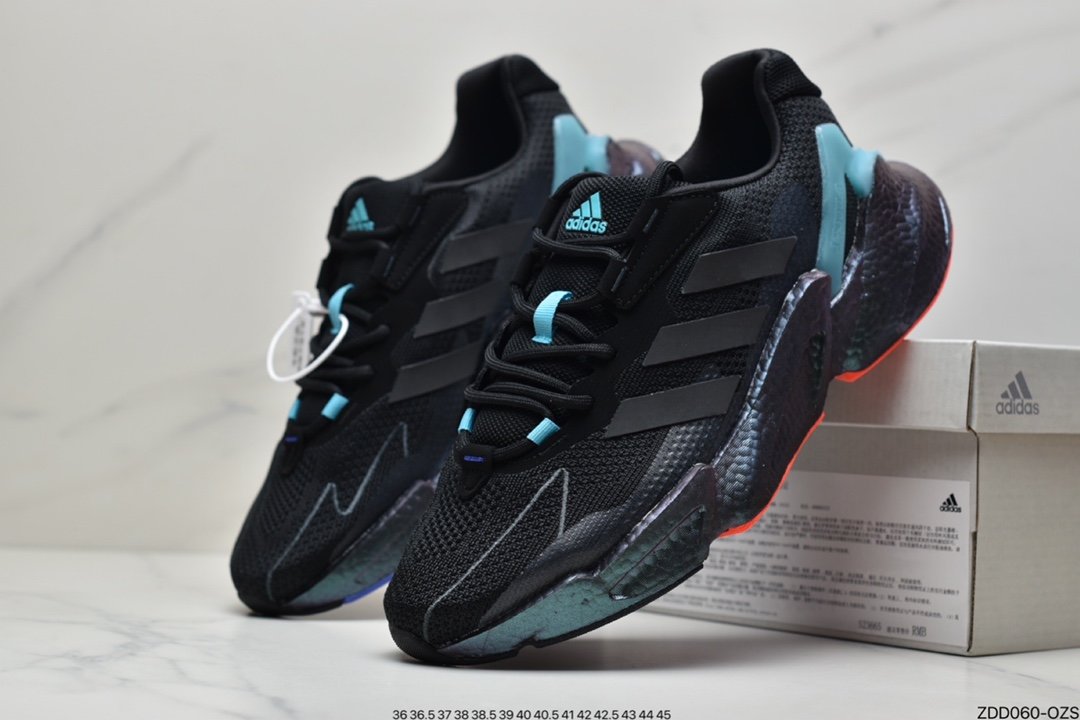 Adidas X9000L4 Boost Wang Jiaer same popcorn midsole running shoes S23665