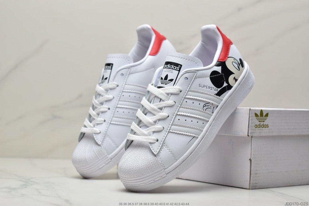 Adidas Originals Superstar clover shell head all-match casual shoes FW2901