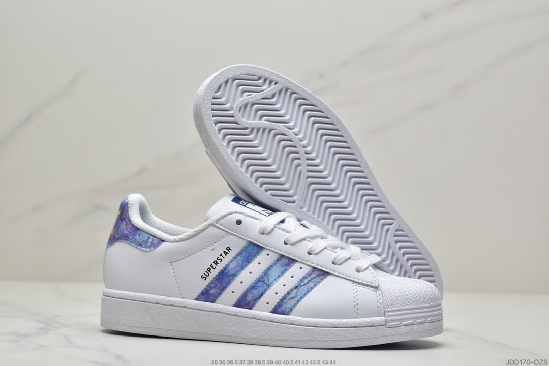 Adidas Originals Superstar clover shell head all-match casual shoes FW2901