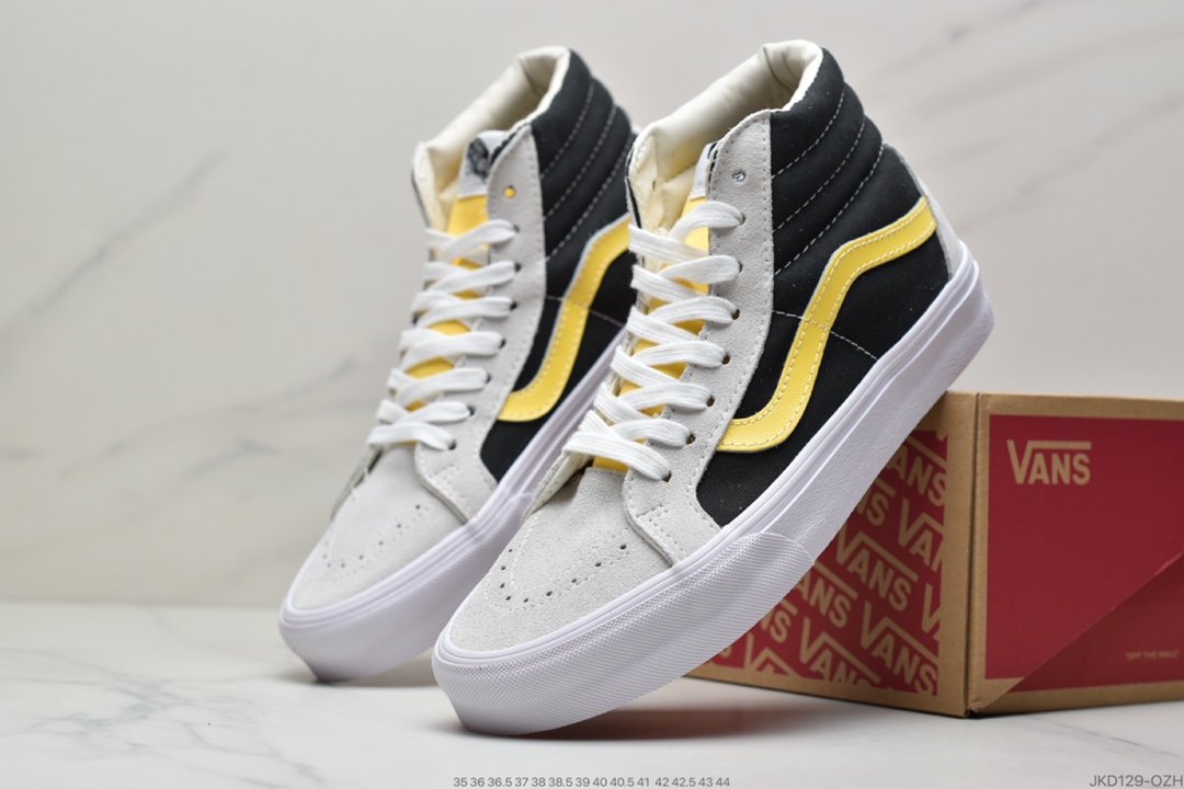 VANS SK8-Hi Slim high-top fashion men's and women's canvas shoes vulcanized shoes couple casual shoes all-match skateboard shoes