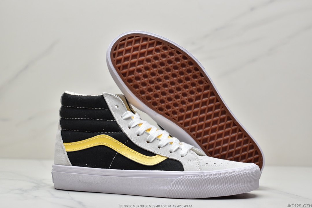 VANS SK8-Hi Slim high-top fashion men's and women's canvas shoes vulcanized shoes couple casual shoes all-match skateboard shoes