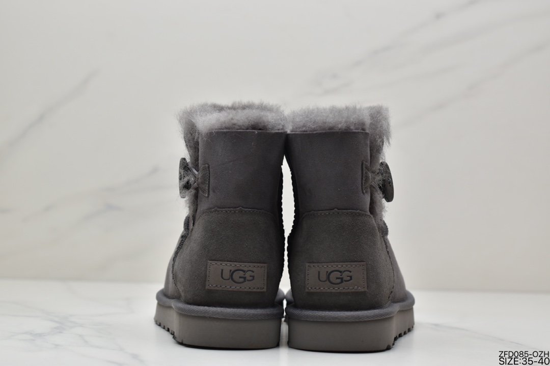 UGG W Classic Ultra Metallic Ultra Novelty Collection Classic Short Padded Fleece Casual Versatile Short Boots