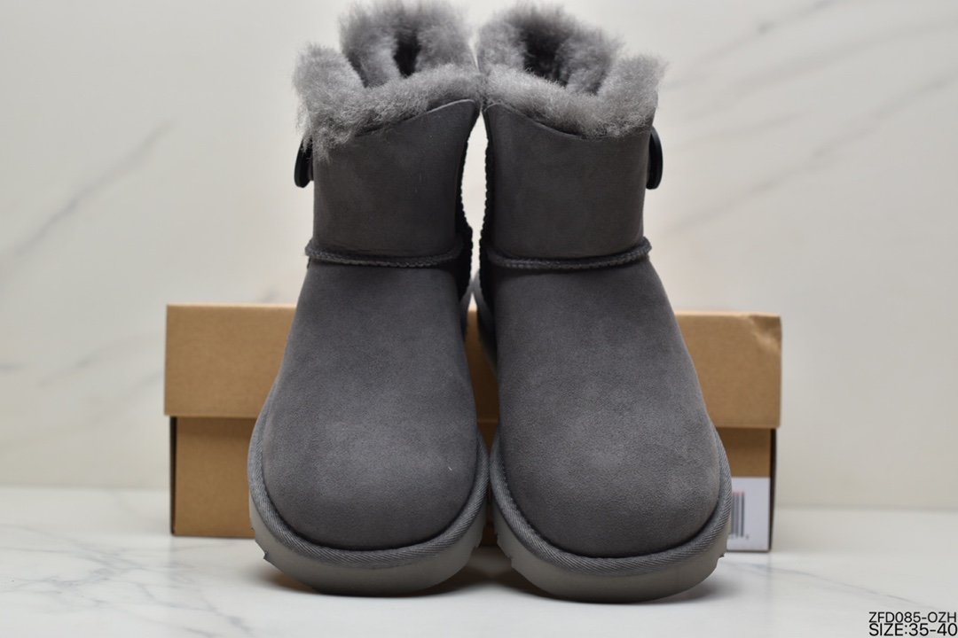 UGG W Classic Ultra Metallic Ultra Novelty Collection Classic Short Padded Fleece Casual Versatile Short Boots